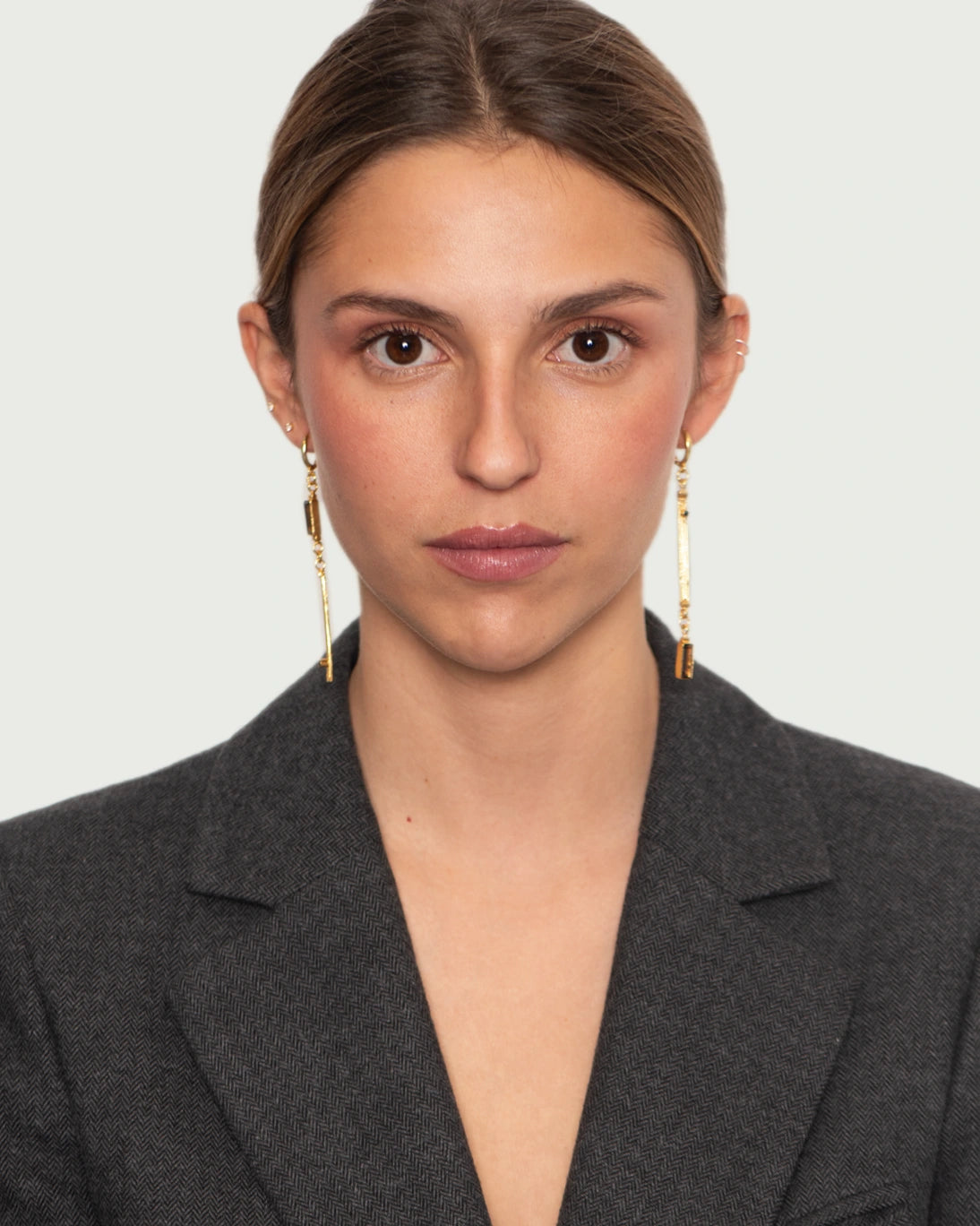 PENDIENTES CUARZO Y ONYX