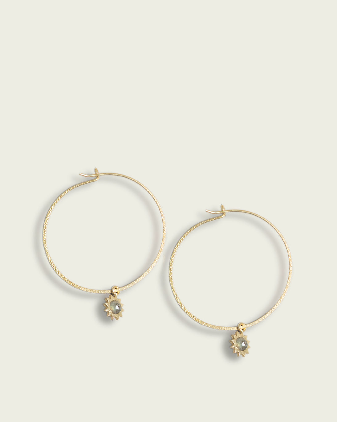PENDIENTES SURYA LABRADORITA