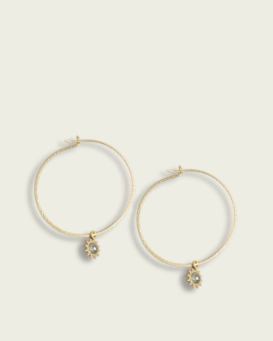 PENDIENTES SURYA LABRADORITA