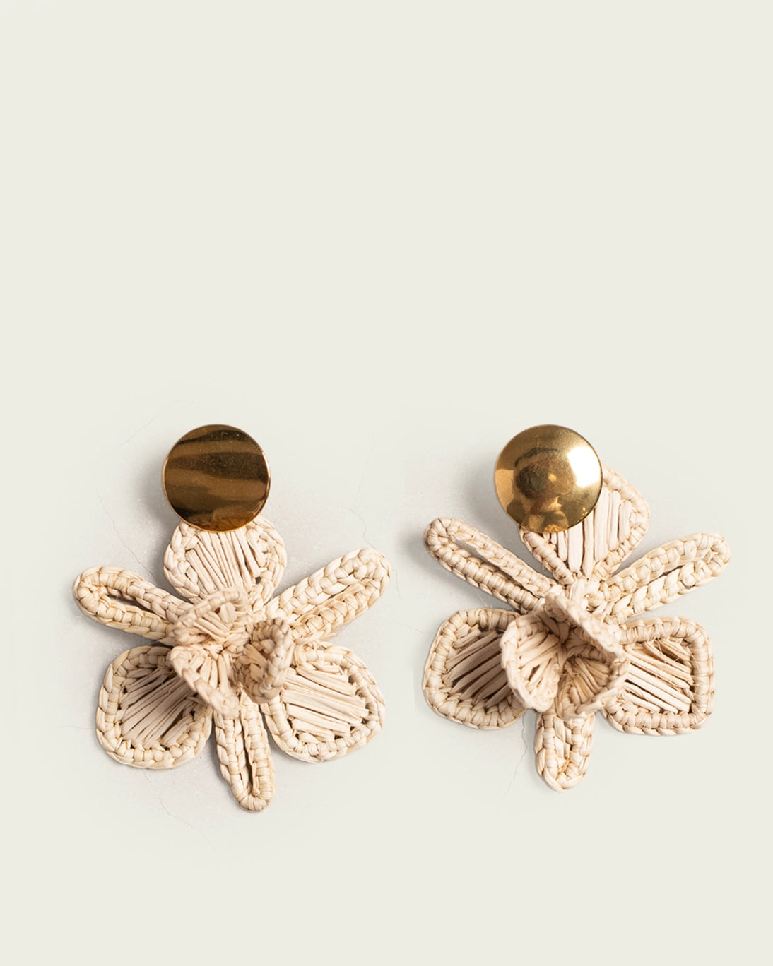 PENDIENTES ORQUIDEA NATURAL