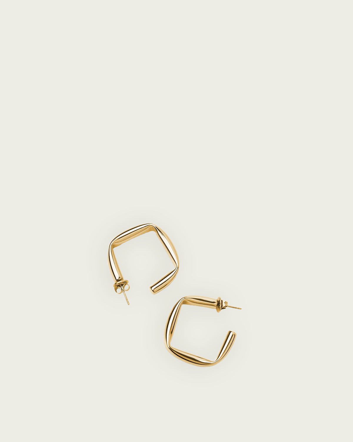 PENDIENTES ARO CUADRADO
