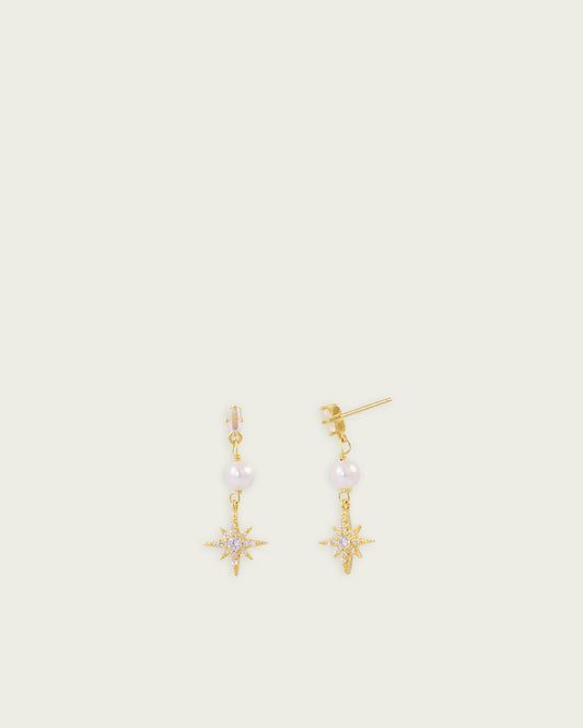 PENDIENTES PERLA ESTRELLA
