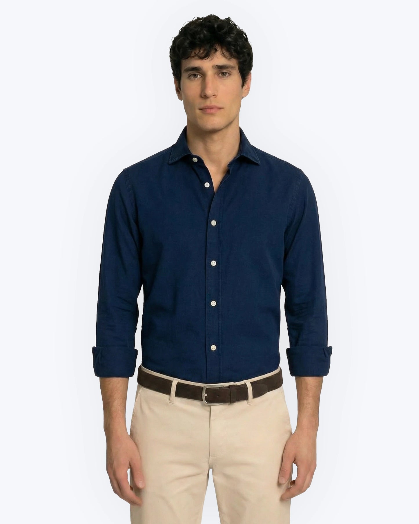 CAMISA AZUL MARINO