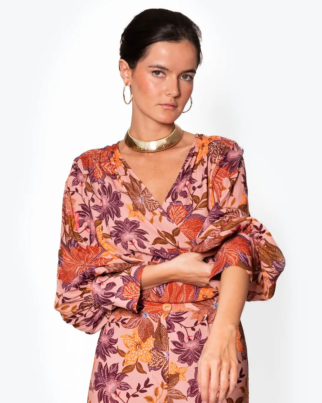 BISHOP FLOWER BLOUSE