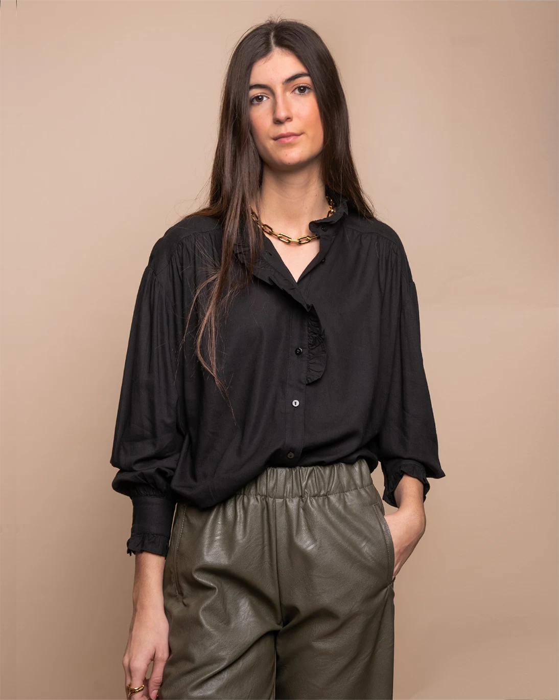 Blusa negra Lamour Suncoo