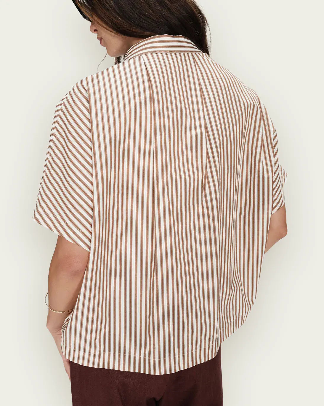 CAMISA VERCIA MARRÓN
