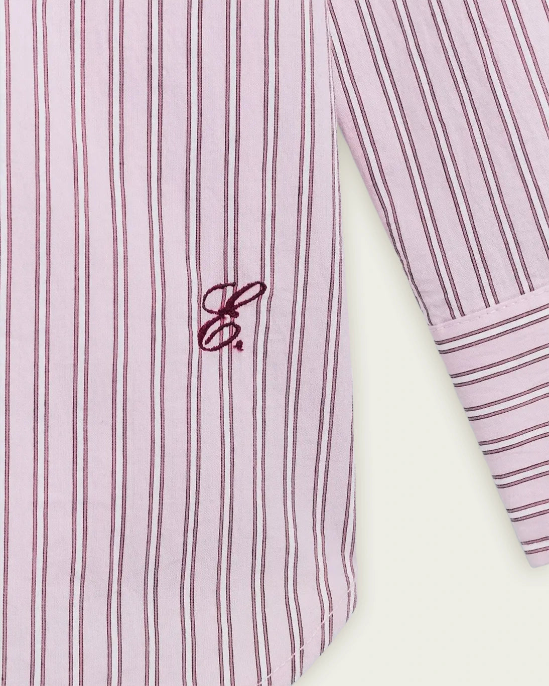 CAMISA ROSA DE RAYAS KEATON