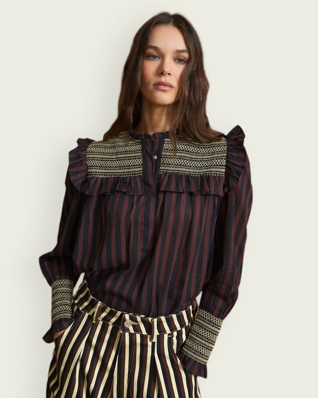 BLUSA CONCHITA CHOCOLATE