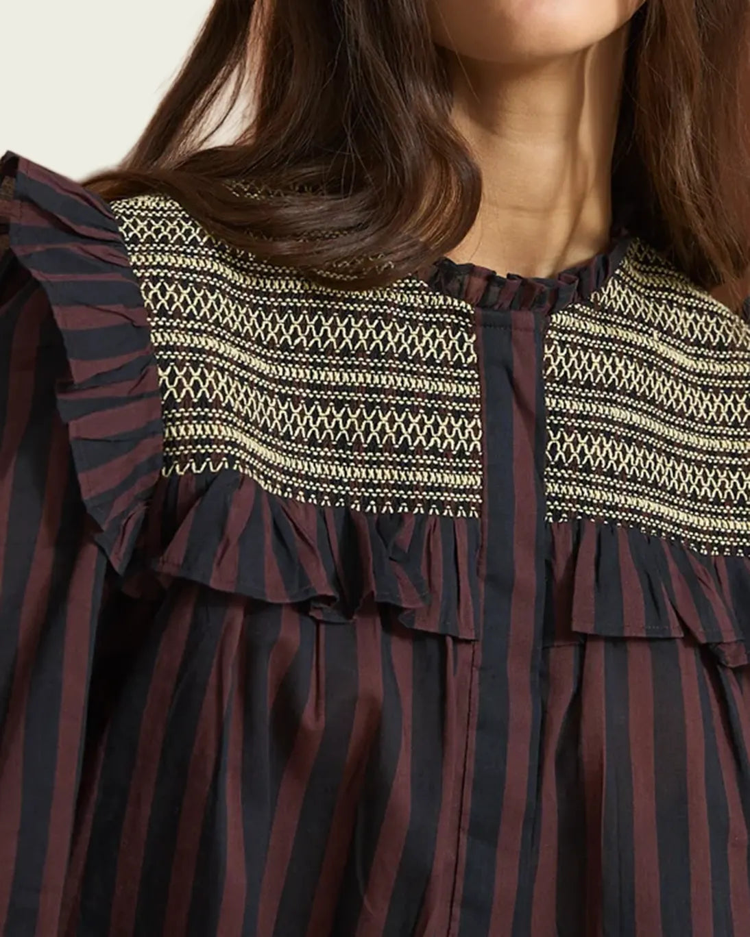 BLUSA CONCHITA CHOCOLATE