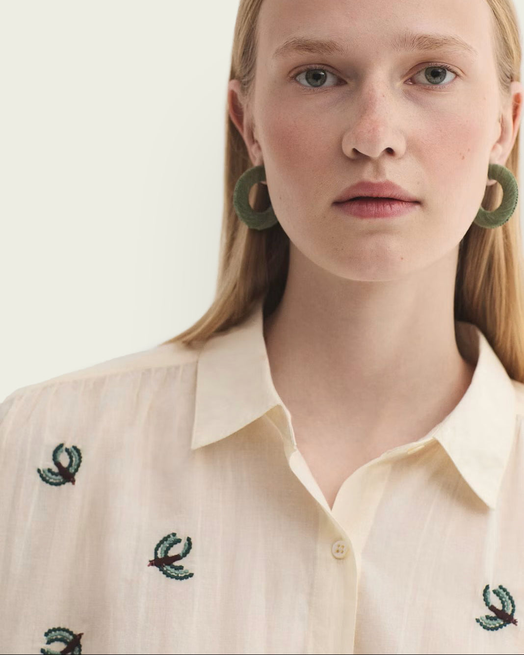 CAMISA BIRDS CRUDO