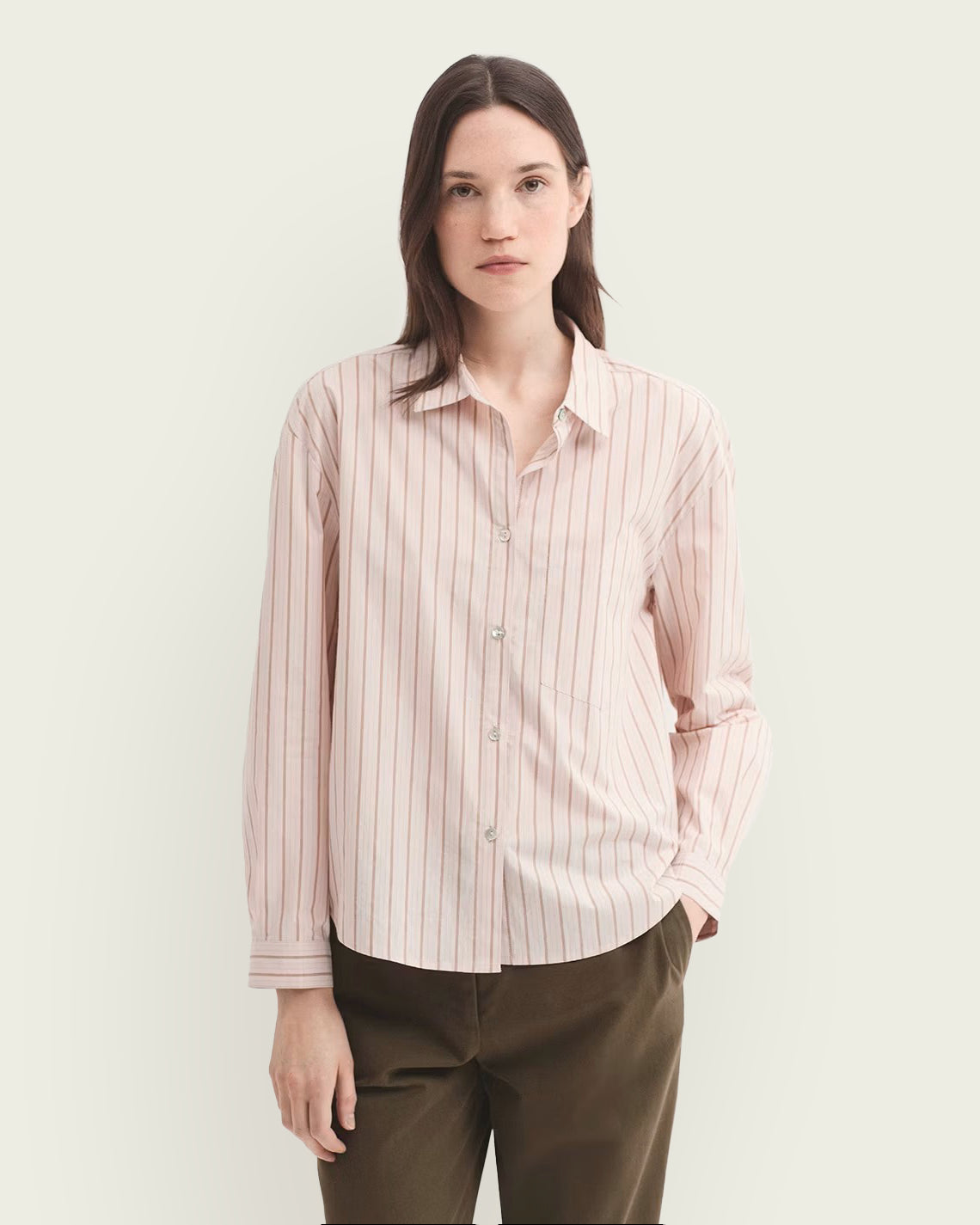 CAMISA RAYAS SAND