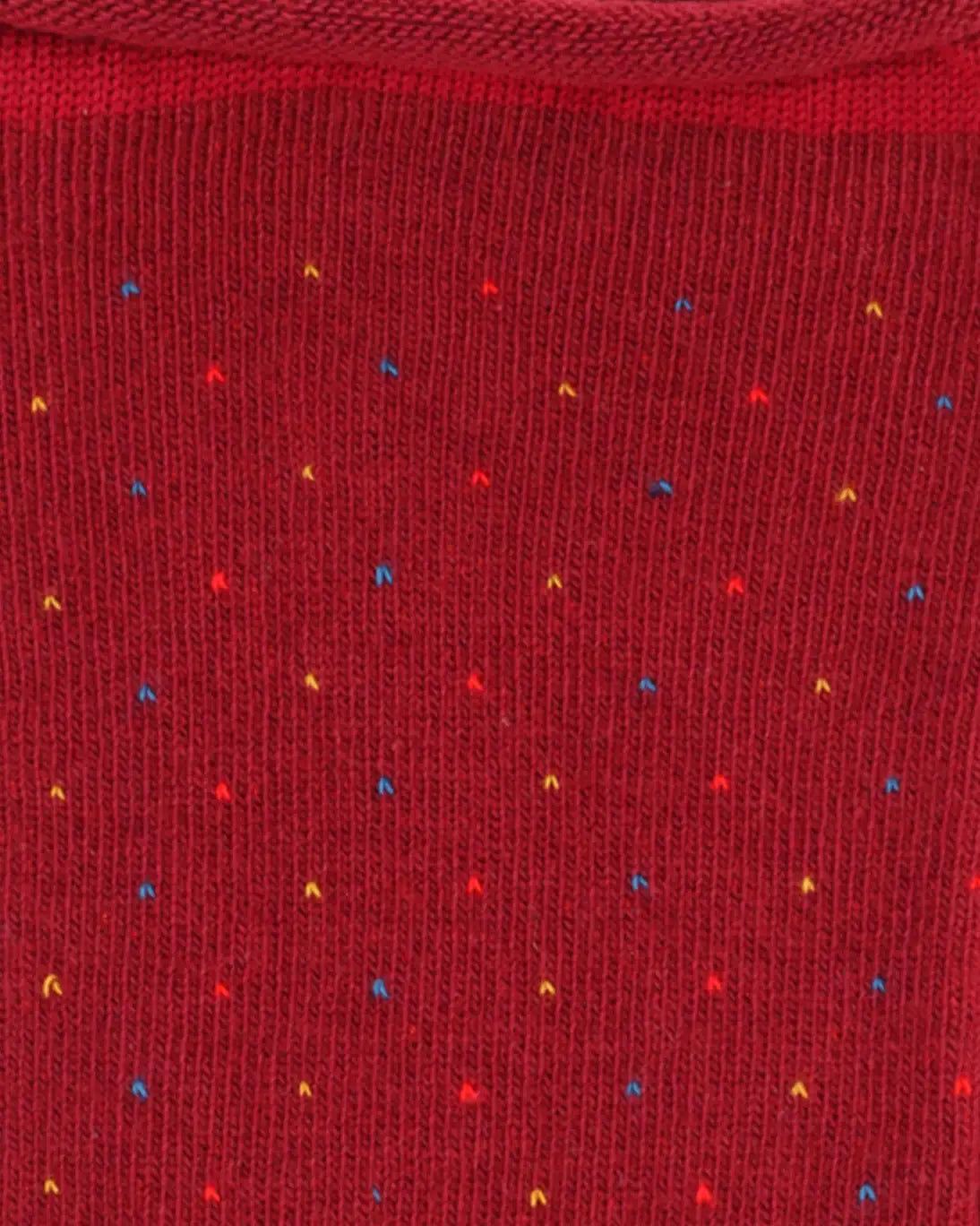 CALCETIN MINI TOPOS ROJO