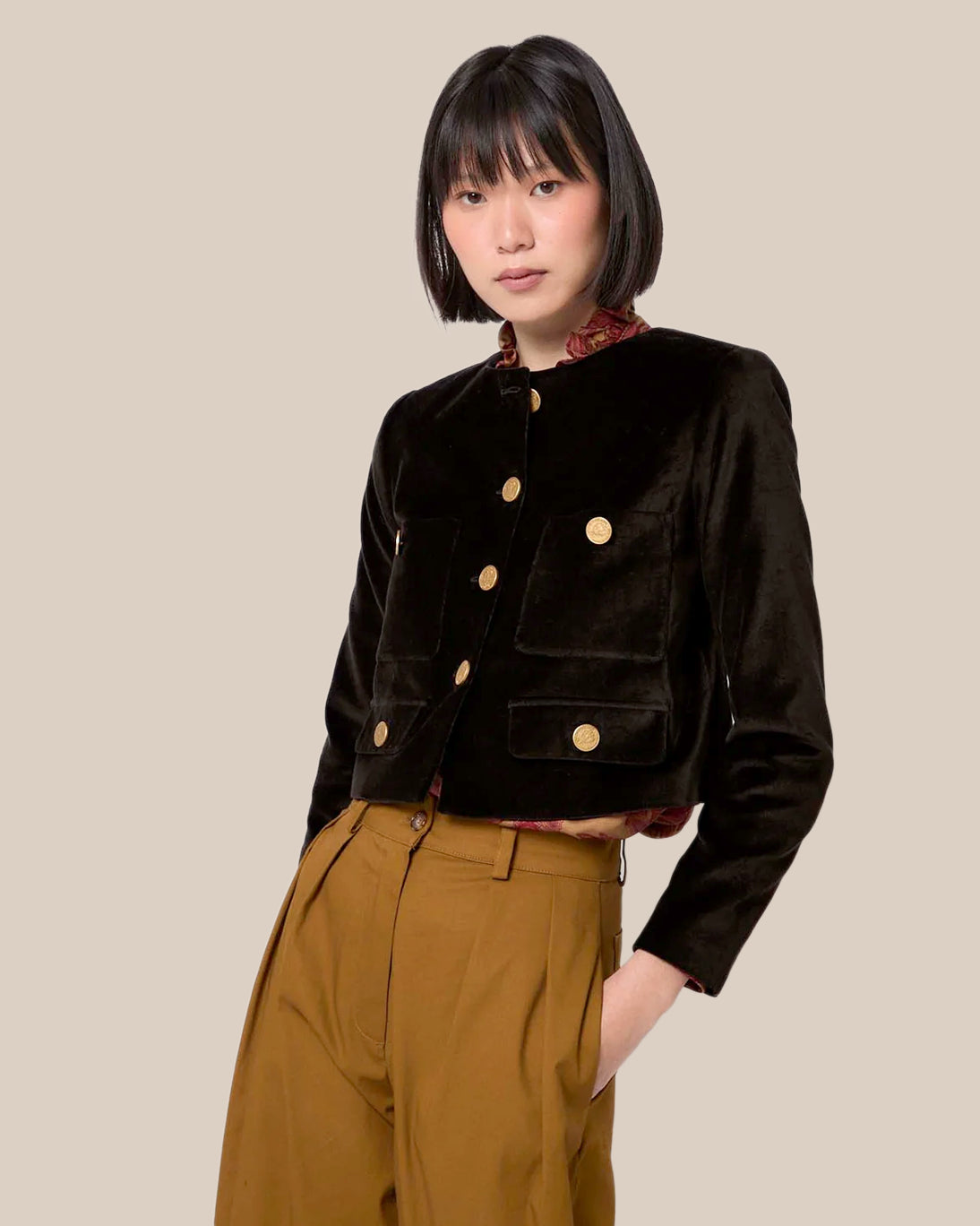 CHAQUETA AINA VELVET