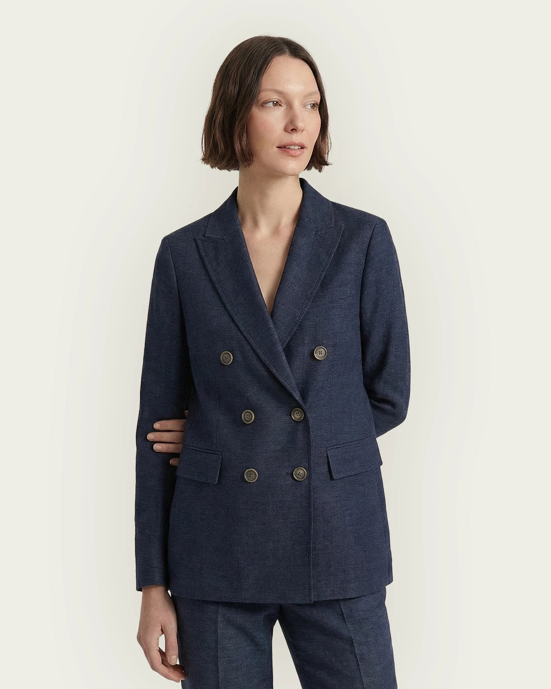 BLAZER CRUZADA DENIM