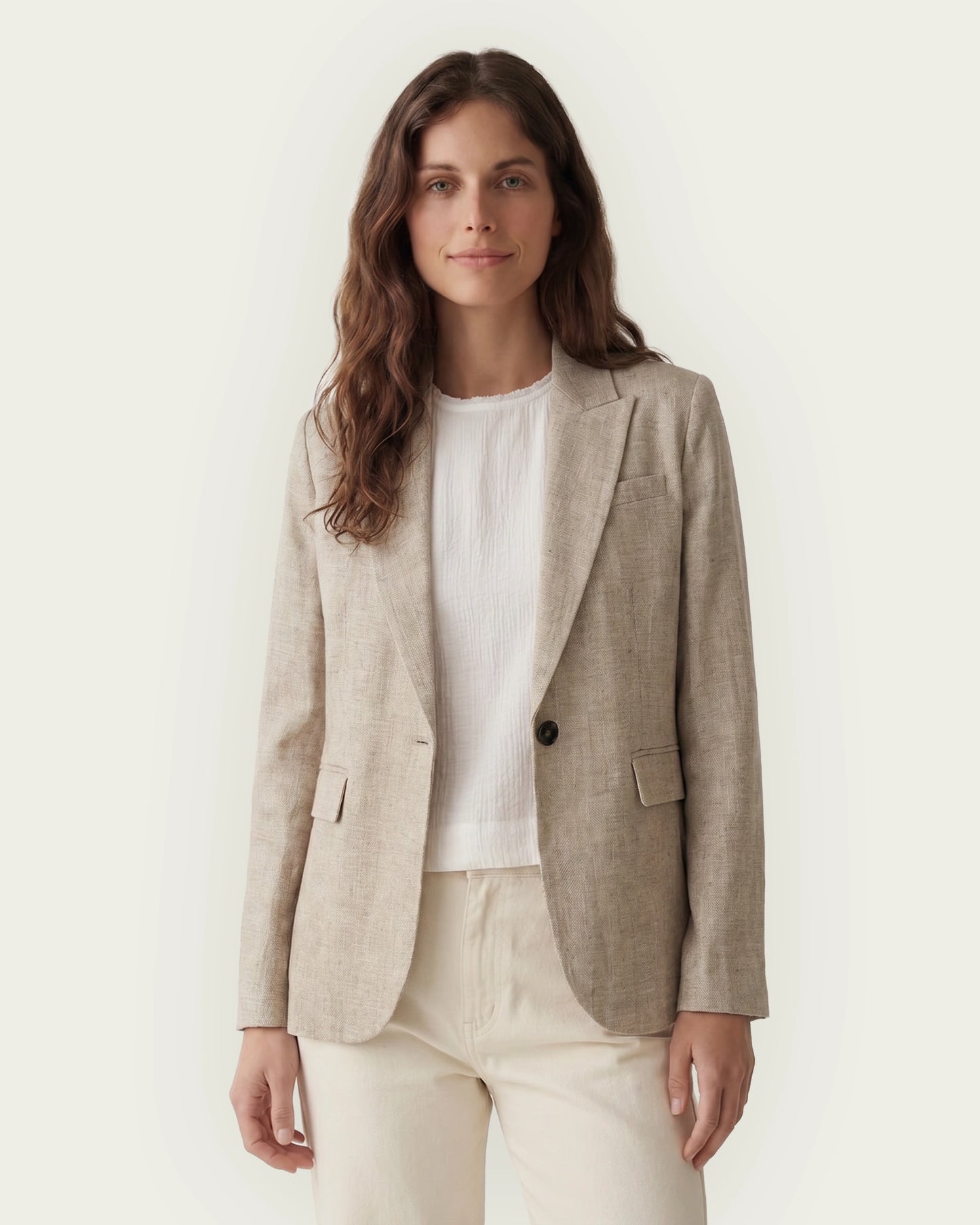 BLAZER ESPIGA BEIGE