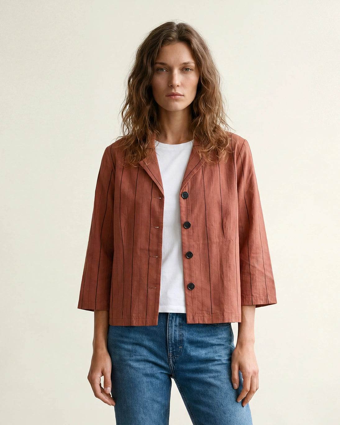 CHAQUETA TERRACOTA