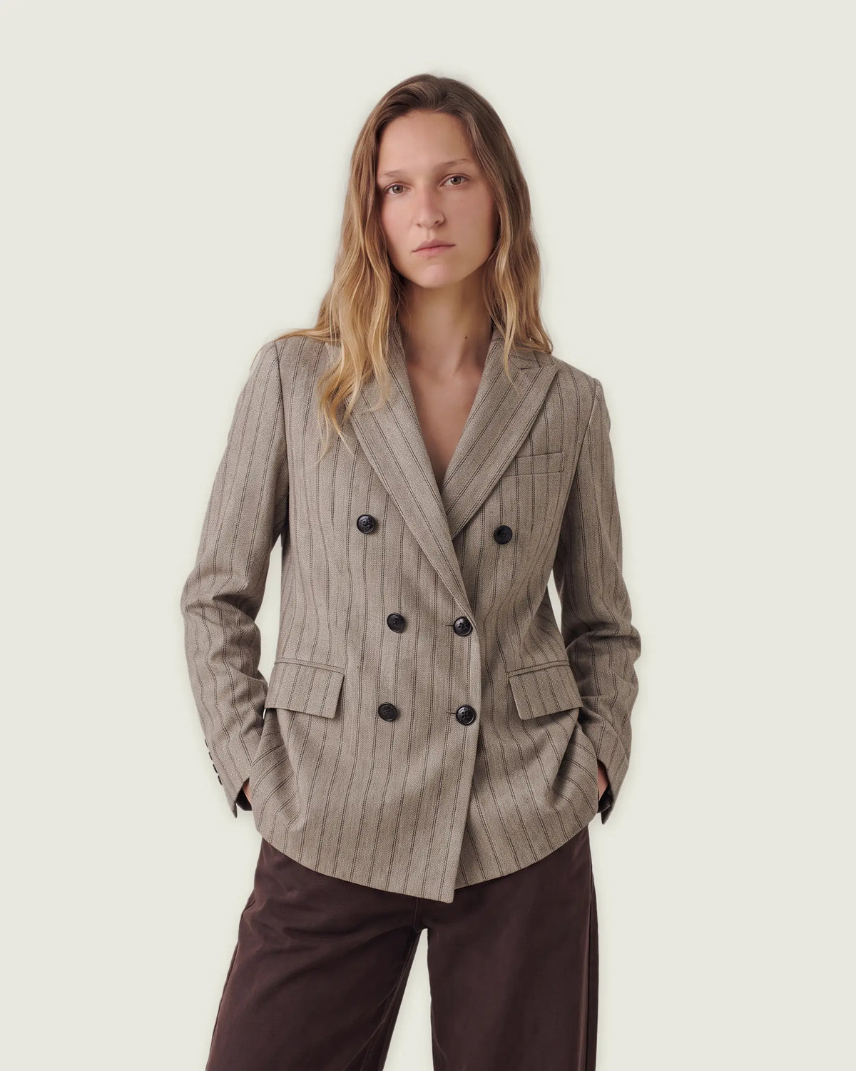 CHAQUETA CRUZADA COORDWOOD