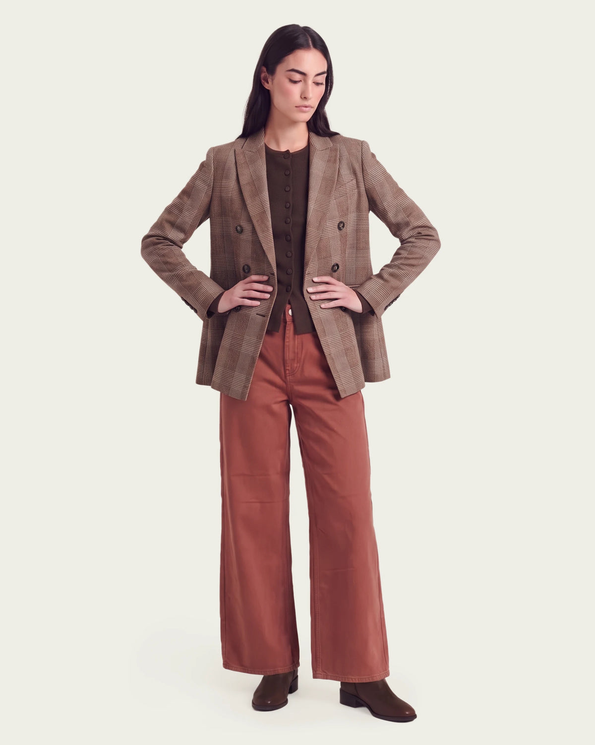 CHAQUETA CRUZADA CORTECCIA