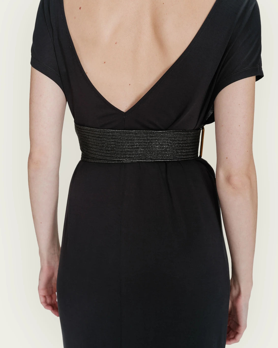 CINTURÓN POPCORN NEGRO