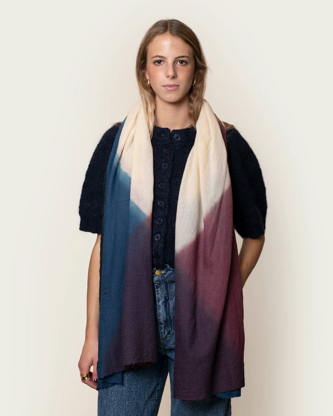 CHAL LANA Y SEDA 70X180CM