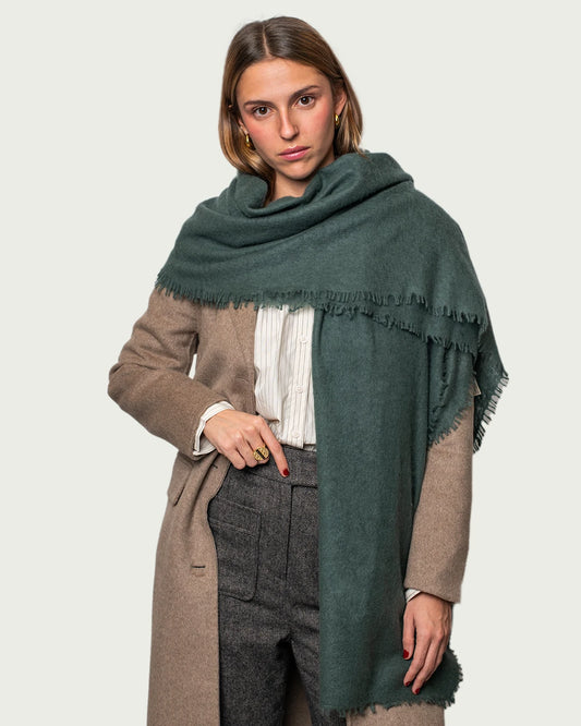 CHAL CASHMERE VERDE 85X200CM