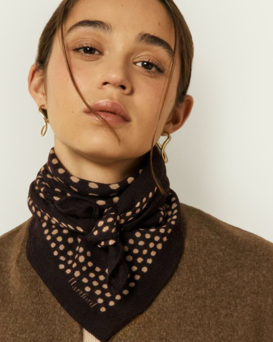 BANDANA DOTS CHOCOLATE