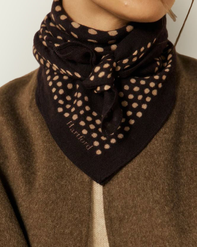 BANDANA DOTS CHOCOLATE