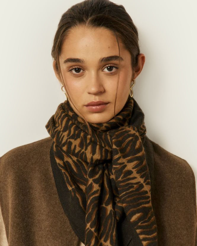 BANDANA ZEBRA SQUARE