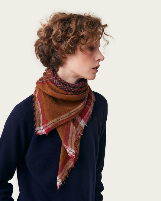 CHAL CUADRADO CHAI TAFFETA