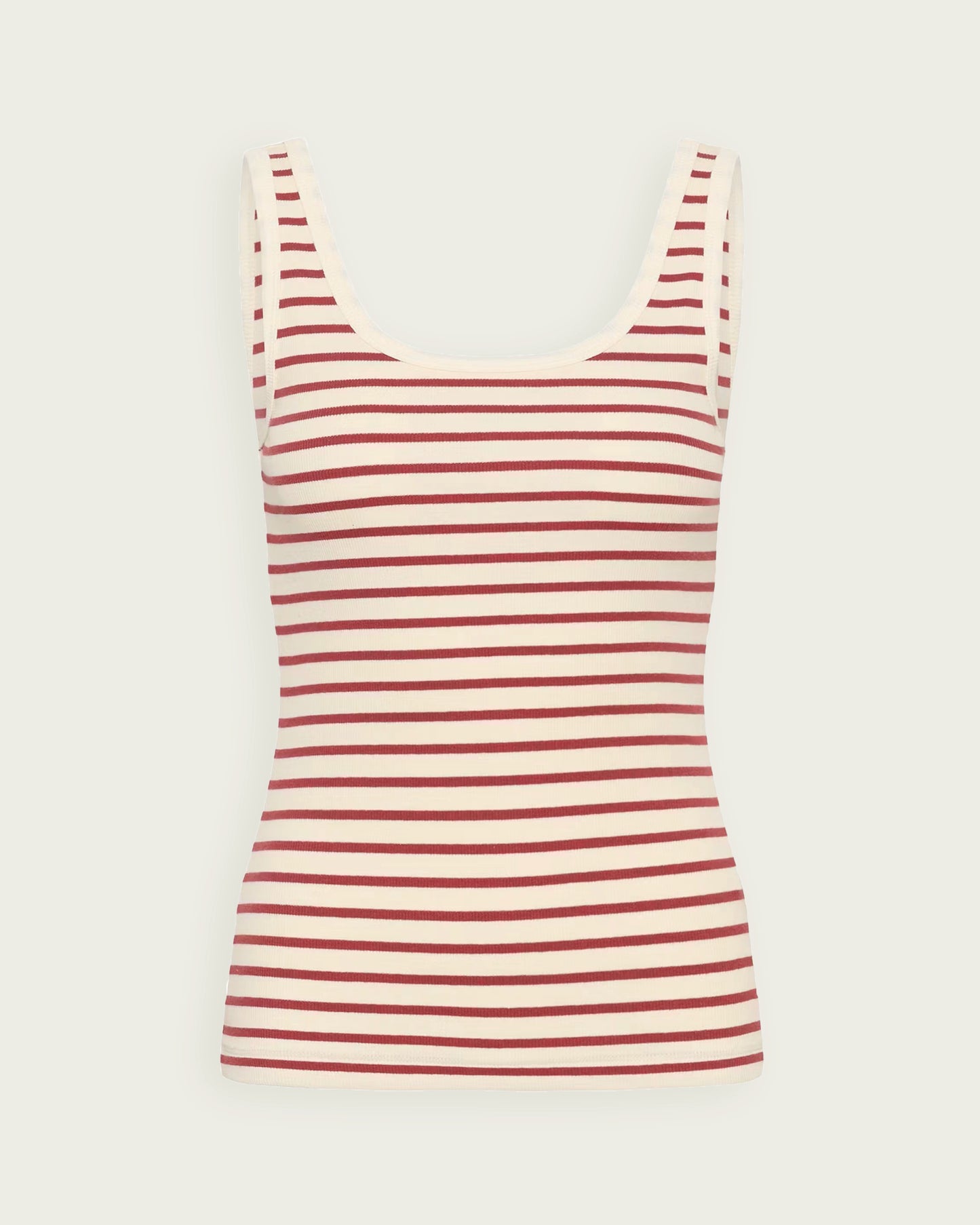 ROSELYN RED STRIPED T-SHIRT