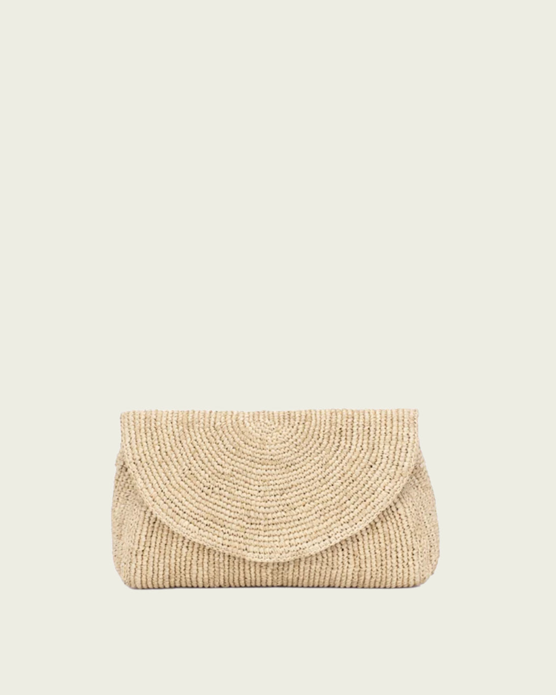 CARTERA RAFIA KIMBA NATURAL 25X15X6CM