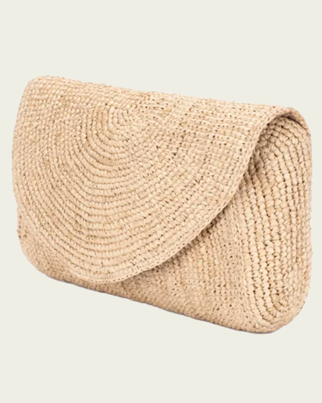 CARTERA RAFIA KIMBA NATURAL 25X15X6CM