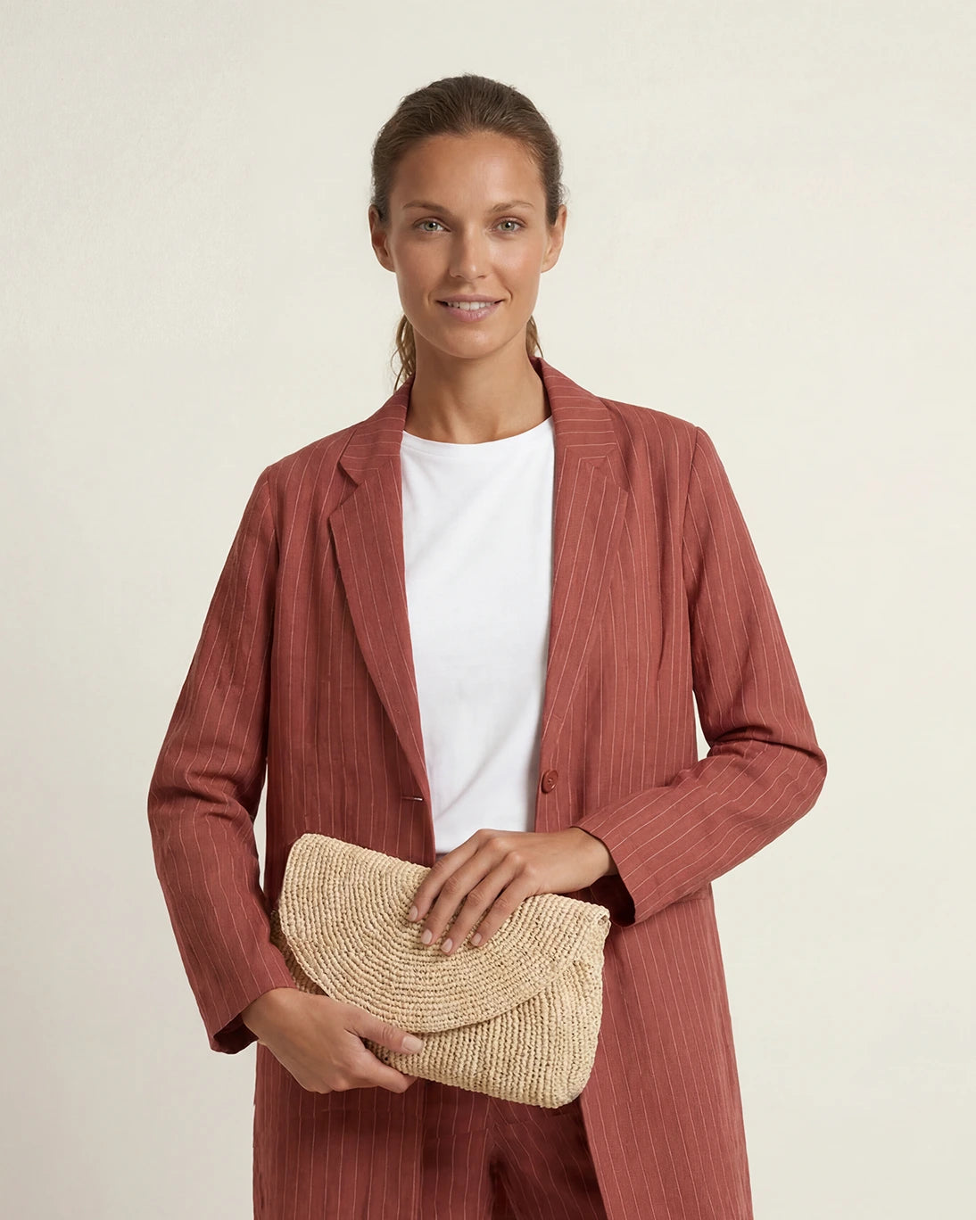 CARTERA RAFIA KIMBA NATURAL 25X15X6CM