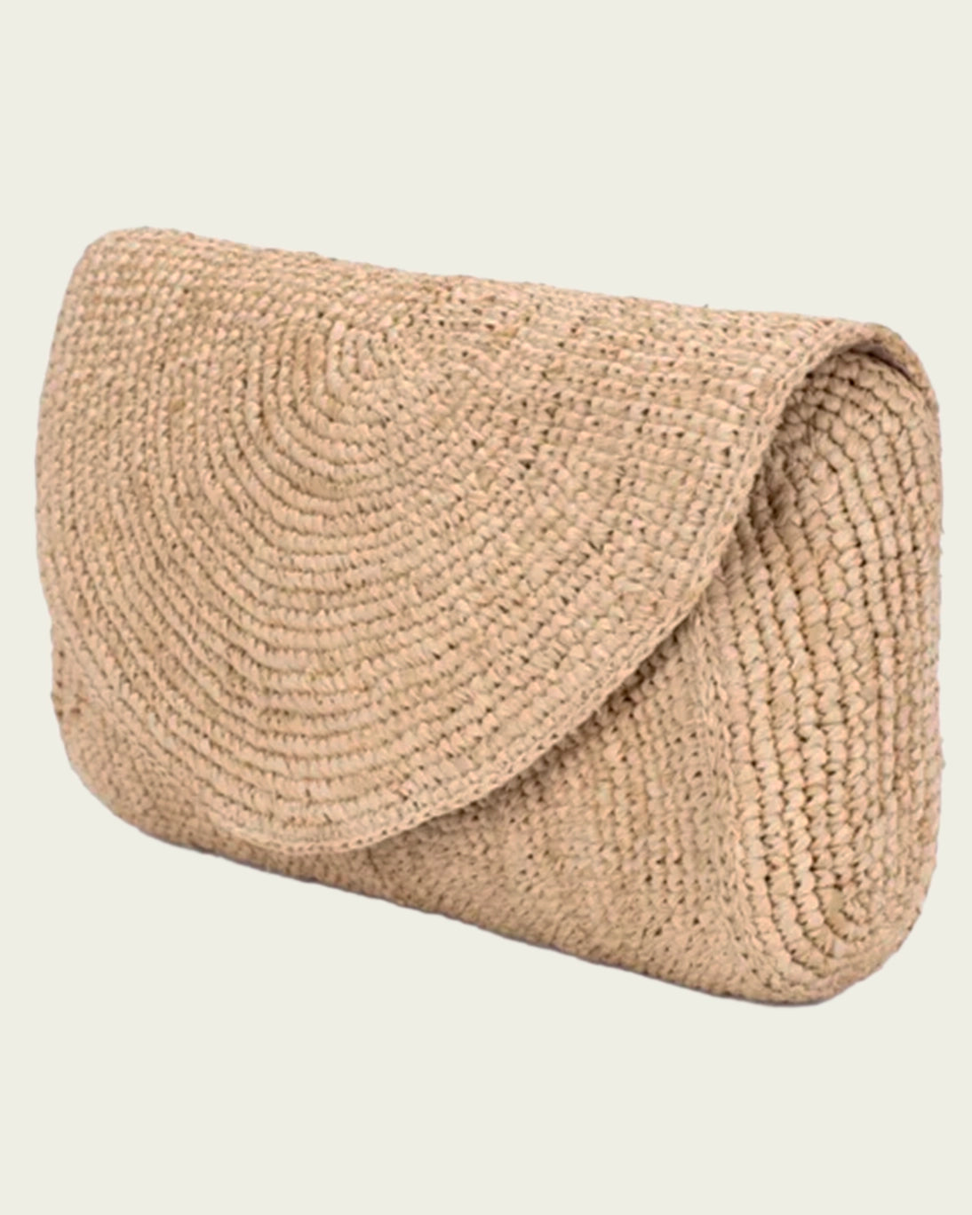 CARTERA RAFIA KIMBA TOSTADA 25X15X6CM