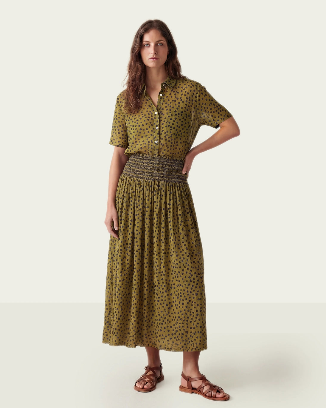 FALDA AURORE VERDE