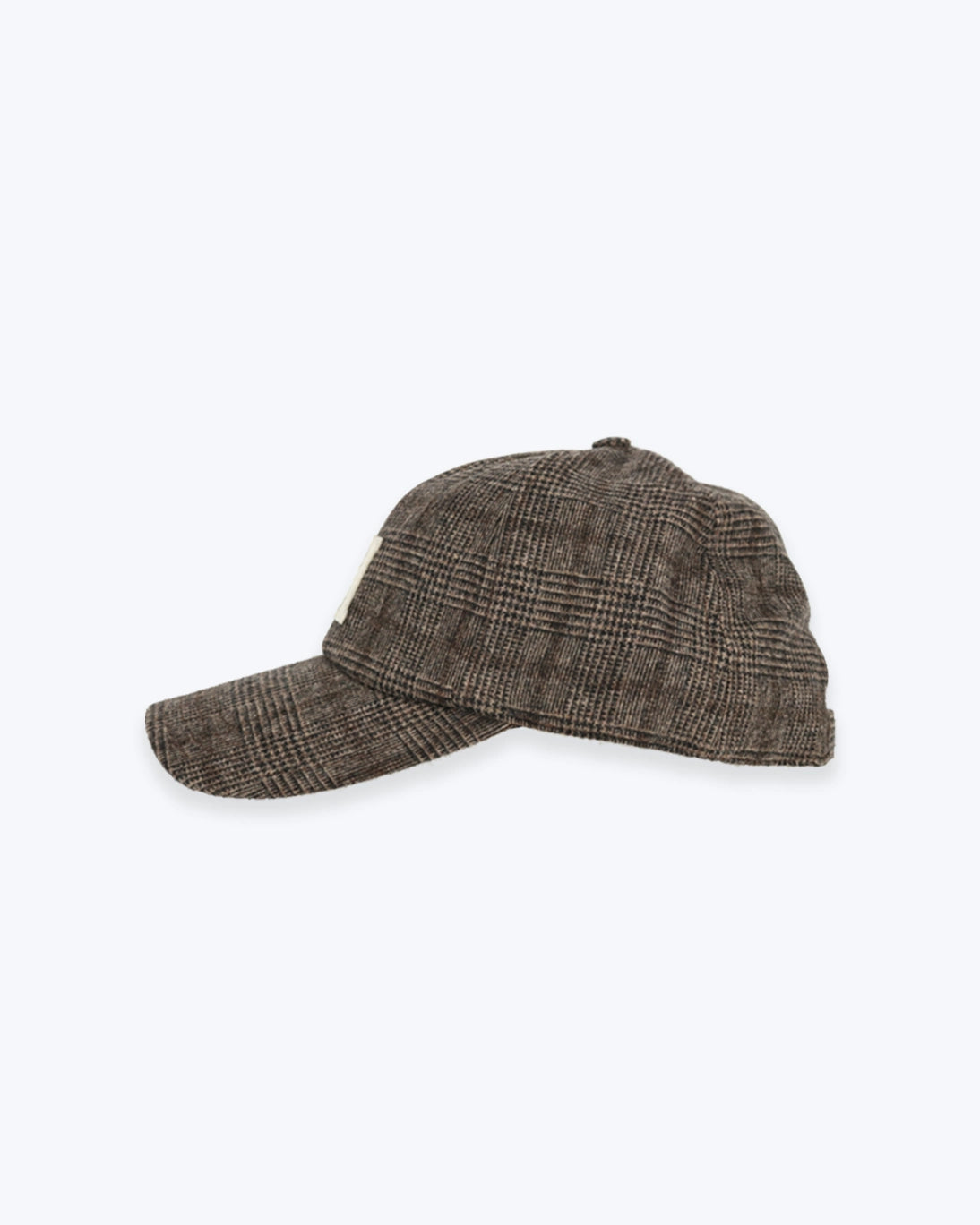 GORRA CUADROS MARRÓN
