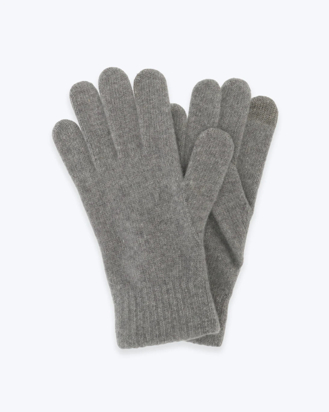 GUANTES LANA Y CASHMERE GRISES