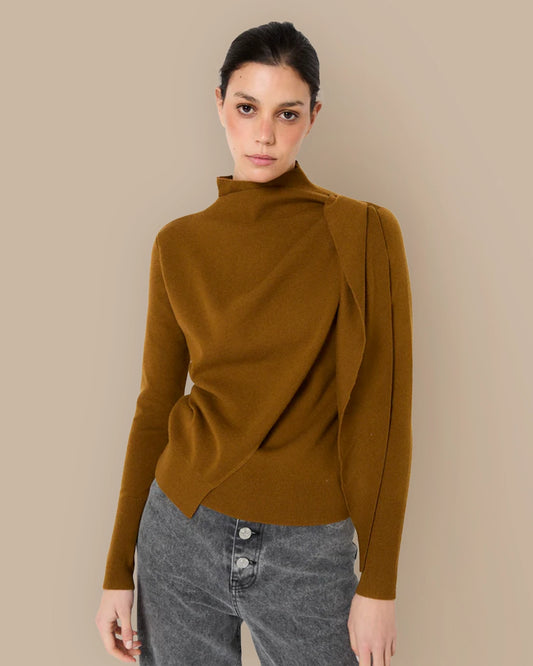 JERSEY PAÑUELO OCRE