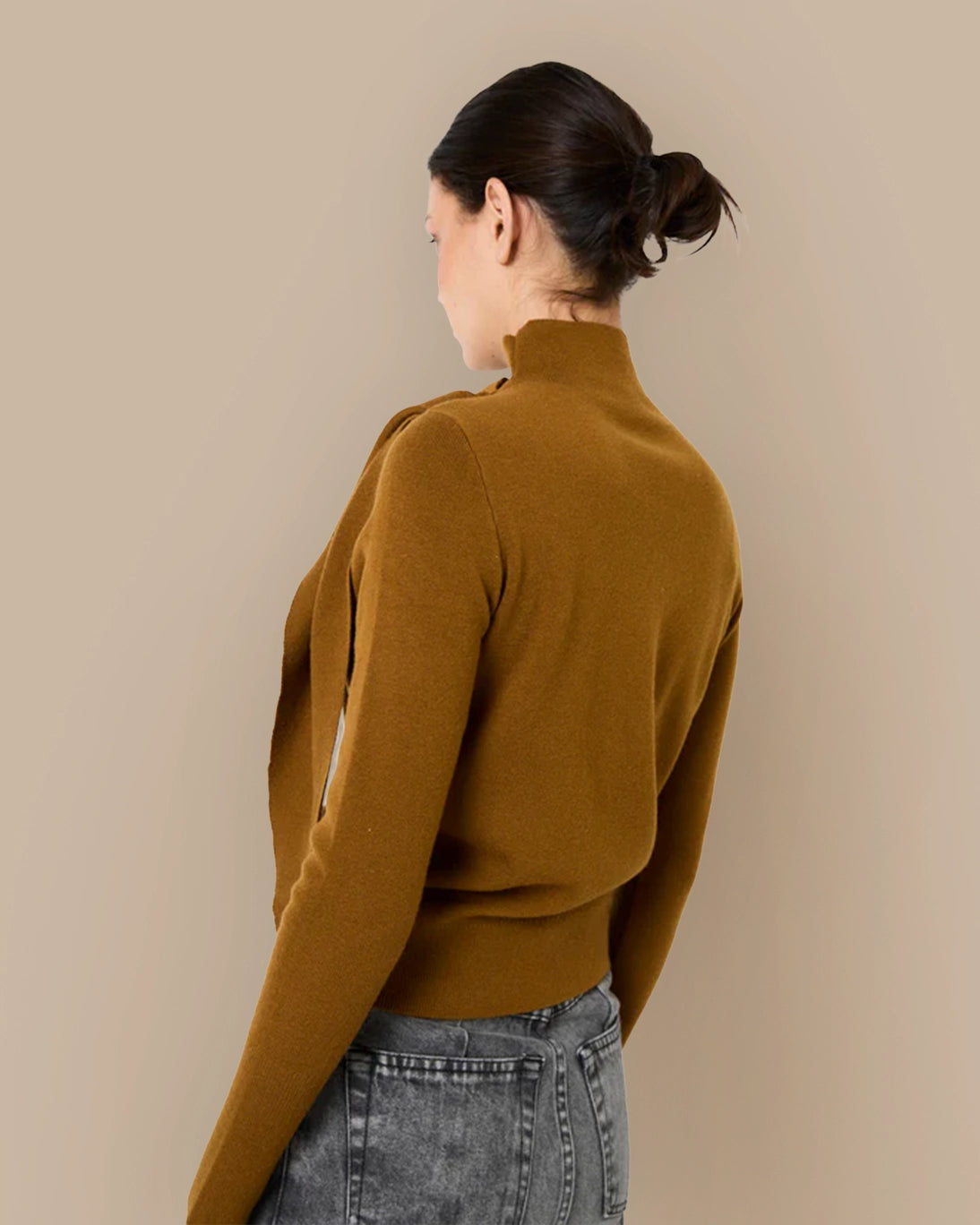 JERSEY PAÑUELO OCRE