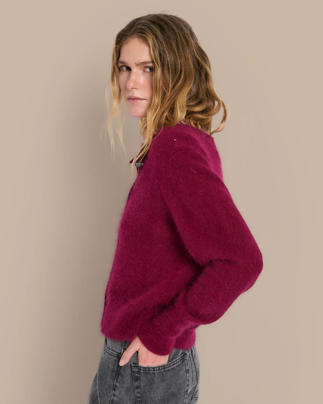 CHAQUETA LUISA BURDEOS