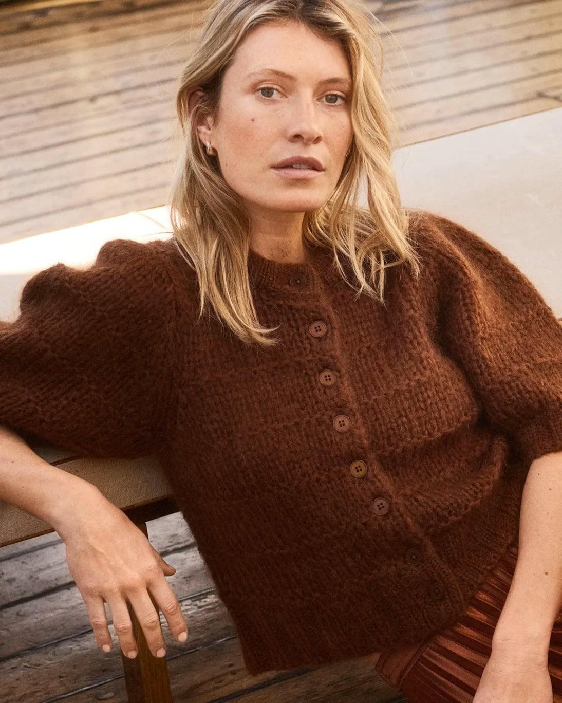 CÁRDIGAN VERNONA MARRÓN