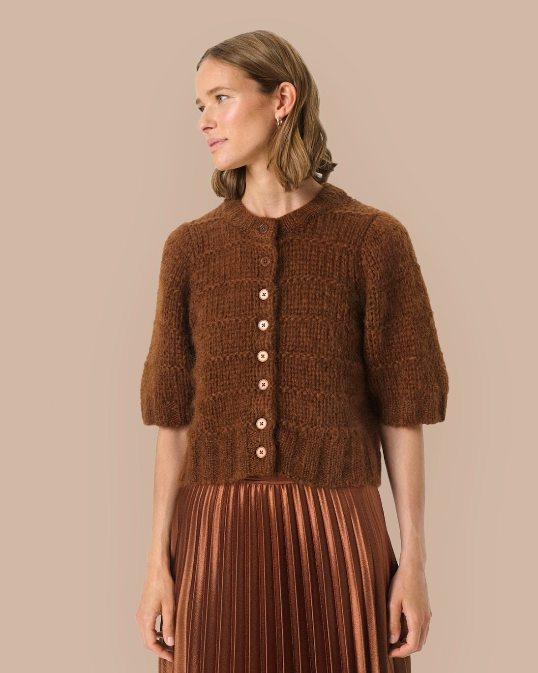 CÁRDIGAN VERNONA MARRÓN