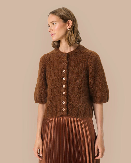 CÁRDIGAN VERNONA MARRÓN
