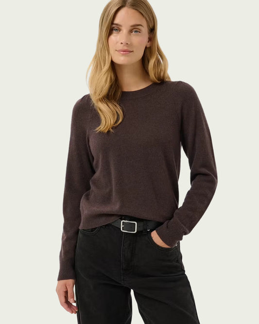 JERSEY CASHMERE MARRÓN EVINA