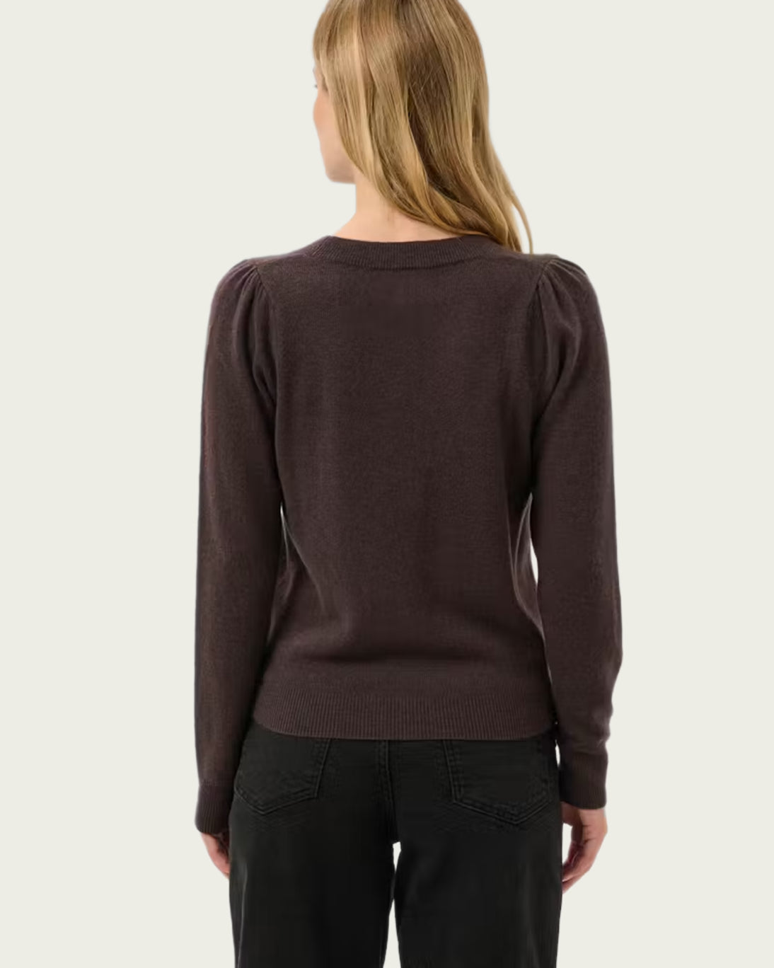 JERSEY CASHMERE MARRÓN EVINA