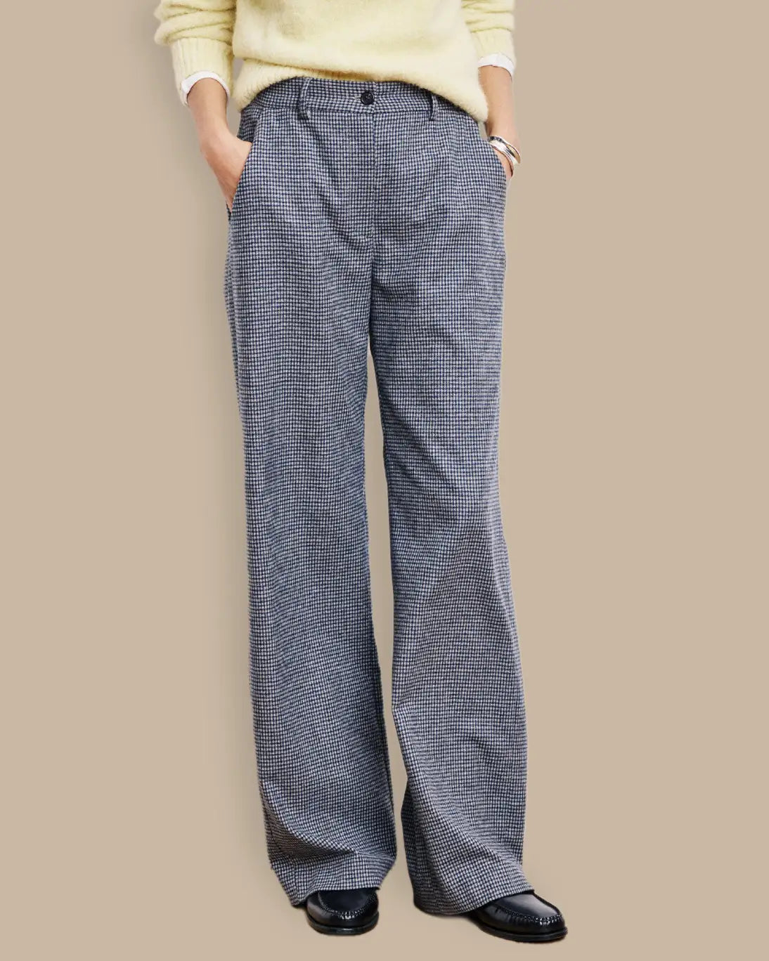 PANTALÓN POSITANON PATA DE GALLO