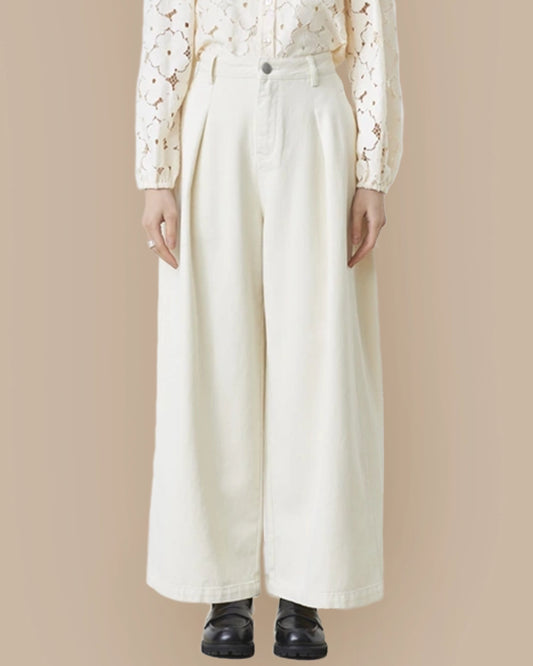 Pantalón Rim blanco hueso de la marca Suncoo.