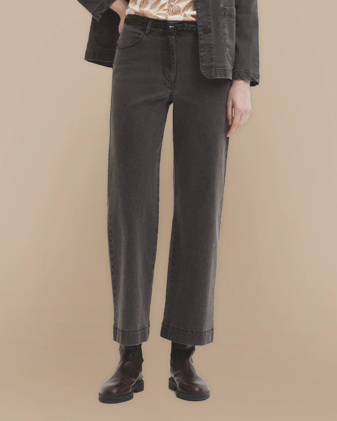PANTALÓN 5 BOLSILLOS GRIS