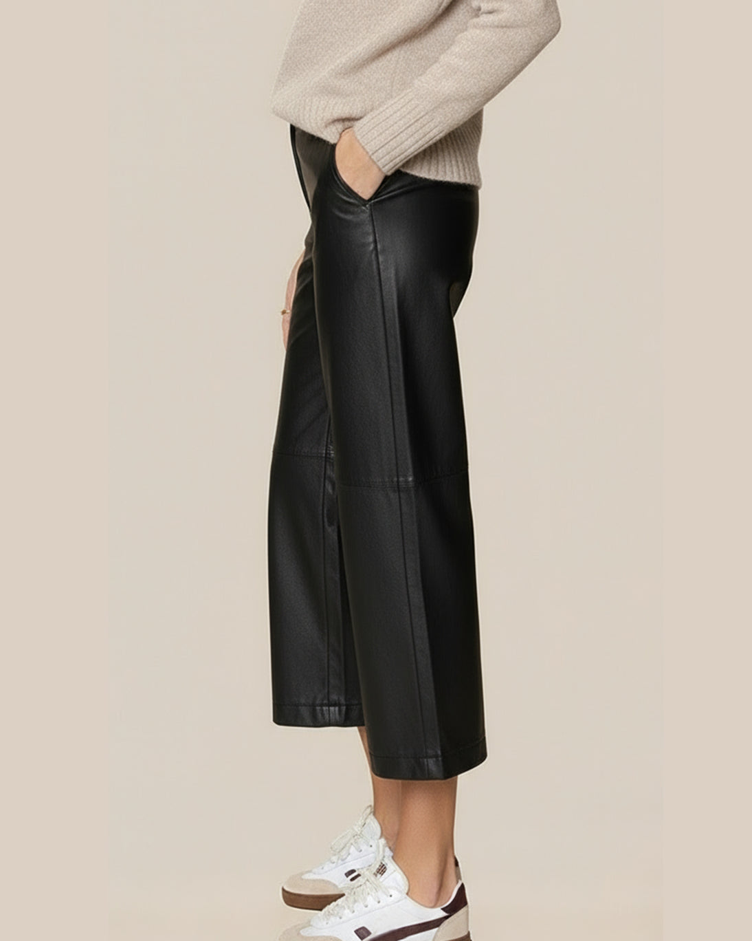 PANTALONES CULOTTE NEGROS