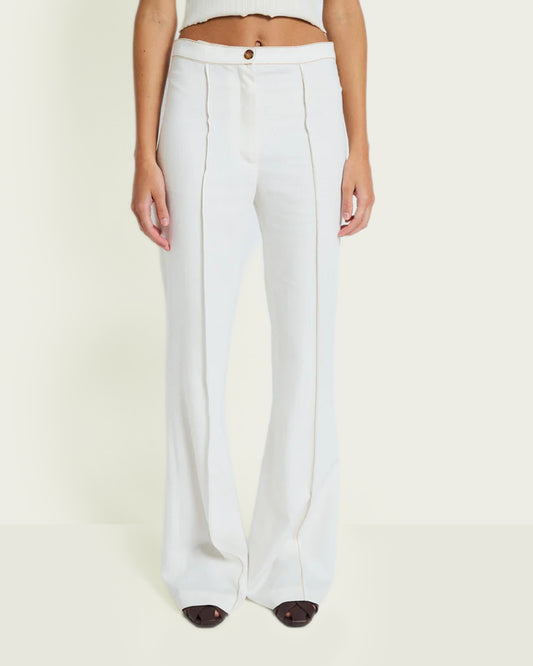 PANTALON PESTAÑA CRUDO